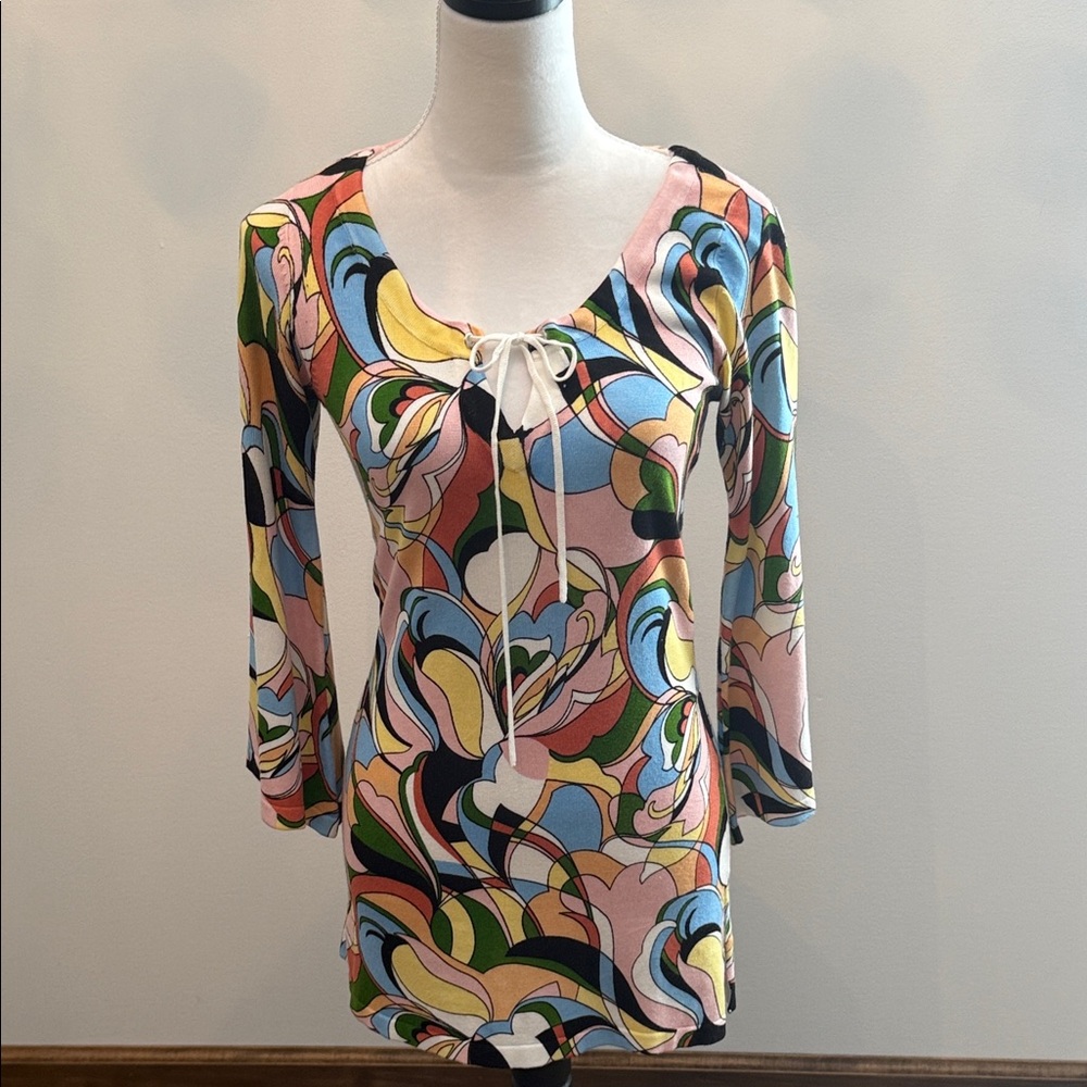 Colorful Abstract Women's Top